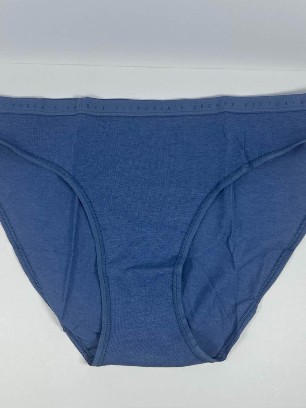 Victoria's Secret Blue Cotton Bikini Panty